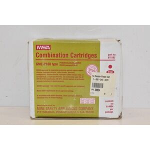 MSA Combination 815182 GME-P100 Combination Cartridges for Respirators (6 pack)